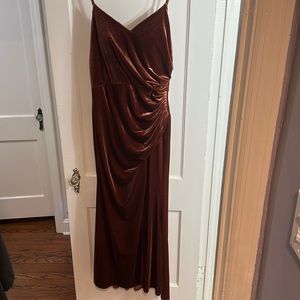 Revelry Velvet Bridesmaids Gown